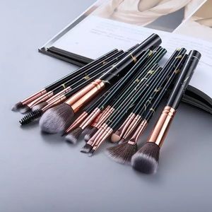 NEW 15Pcs Makeup Brushes Tool Set Cosmetic Powder